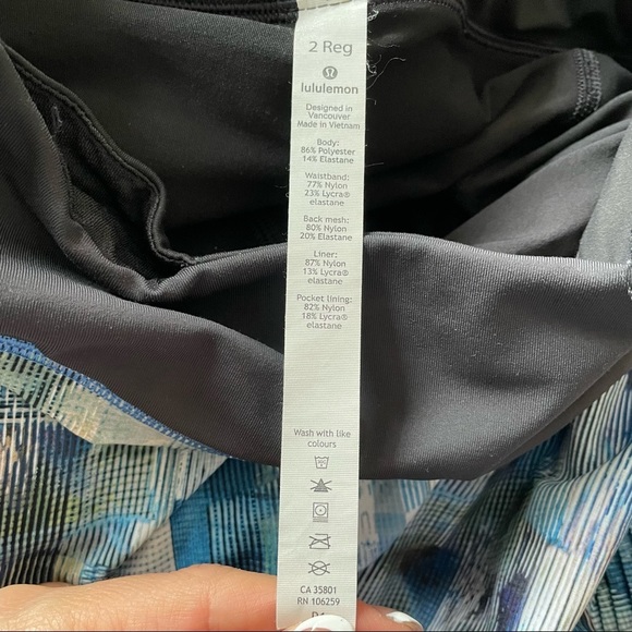 NWOT Lululemon Play Off The Pleats Skirt *13" in Sun Dazed Multi Blue - Picture 7 of 11